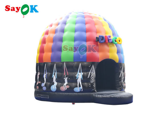 Tenda Udara Tiup Terpal Dengan Lampu LED Iklan Tenda Pesta PVC