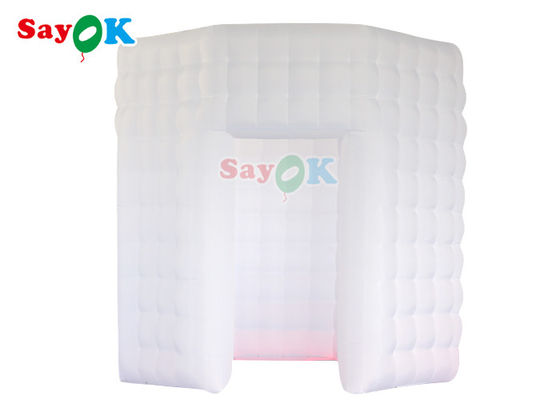 Booth Foto Tiup Kain Oxford Putih Untuk Memimpin Acara Gratis