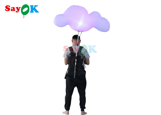 SGS Backpack Ball Dekorasi Pencahayaan Tiup Ornamen Awan Besar Untuk Acara
