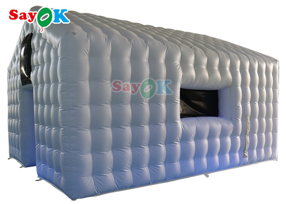 Bahan Pvc Komersial Inflatable Bounce House Warna Putih