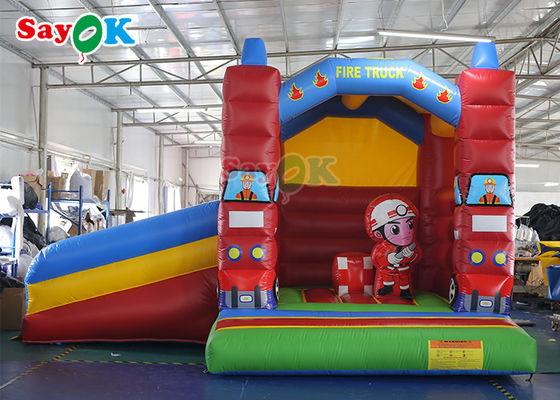 Outdoor Dewasa Bouncer Slide Bouncy Jumping Castle Komersial Peralatan Rintangan Tiup