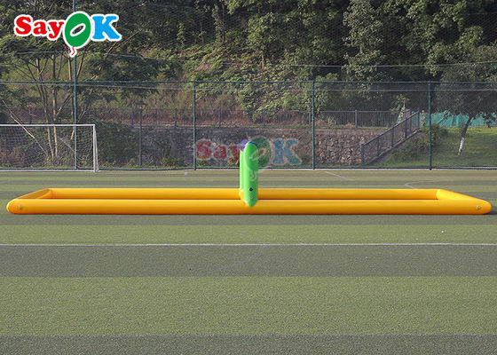Airtight Inflatable Volleyball Field Pool 0.9mm PVC Water Volleyball Court Blow Up Water Toys Untuk Olahraga Permainan Air