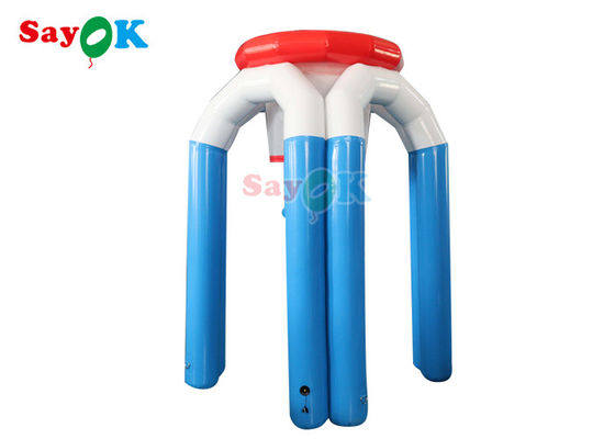 Raksasa Melempar Ring Basket Tiup Untuk Kesenangan Keluarga