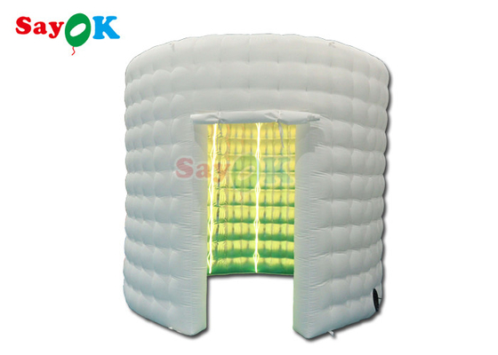 ROHS Inflatable Putih Photo Booth Wall Selfie Backdrop Photo Booth Enclosure