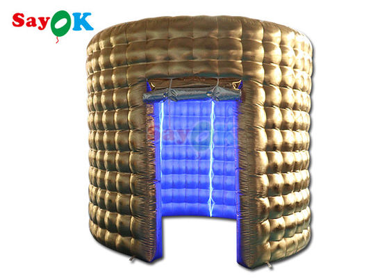 Booth Foto Tiup Anak Pesta Overhead 360 LED Light Photo Booth