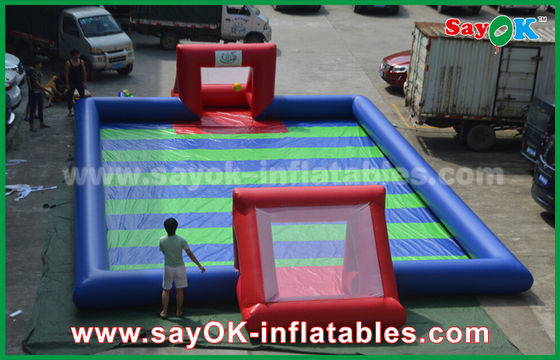 Game Sepak Bola Tiup Game Olahraga Tiup Terpal PVC Tahan Lama / Sepak Bola Tiup Anak