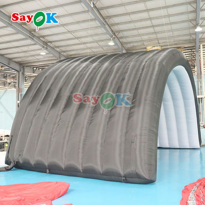 10x6x5.4mH Black Dome Tenda panggung kembung untuk acara pesta