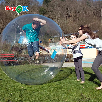 Grosir Bahan PVC Permainan Olahraga Luar Ruangan Bola Hamster Manusia Tiup Bola Zorb untuk Permainan Interaktif Dalam dan Luar Ruangan