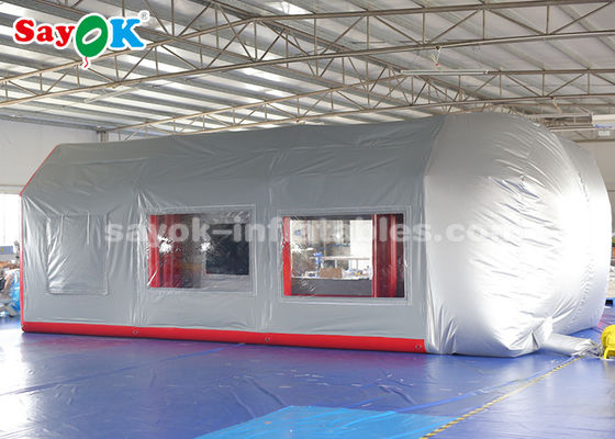 Tenda Mobil Inflatable Mobil Inflatable Paint Spray Booth Dengan Filter Sponge Untuk Pemeliharaan Mobil