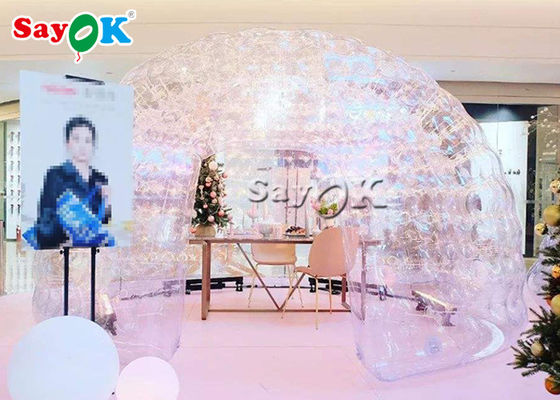 Custom Tenda Inflatable Pencetakan Air Tight Clear Bubble Tenda Dome Inflatable
