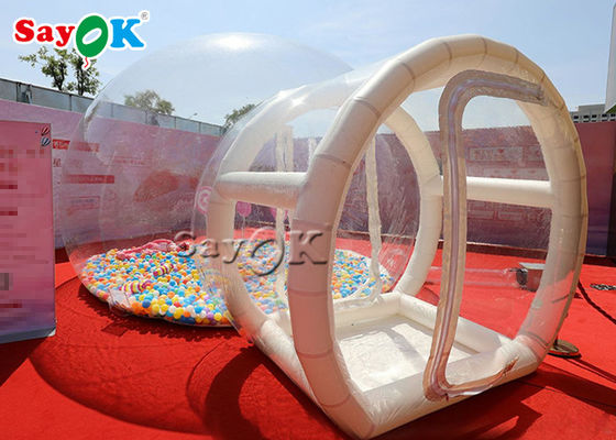 Dome Tenda Inflatable Komersial Inflatable Transparan Bubble Camping Tent Untuk Ourdoor