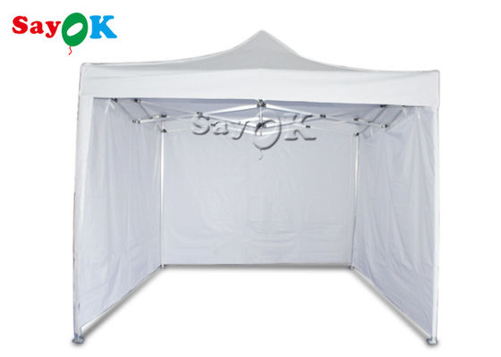 Portabel Kustom Outdoor Silk Screen Printing Iklan Folding Steel Frame Tent
