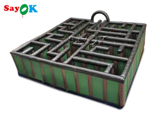 Permainan Karnaval Tiup Anak-anak 10x10x2.5m Permainan Rintangan Permainan Olahraga Tiup