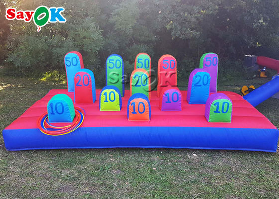 Target Game Pvc Inflatable Ring Toss Game With Rings