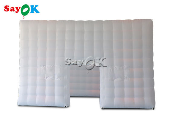 Tenda Cube Inflatable 6.5m 21ft Tenda Udara Inflatable Square Marquee Dengan Lampu Tube LED