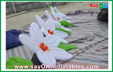 Bunga Inflatable Pencahayaan Dekorasi / tiup Dekorasi Led
