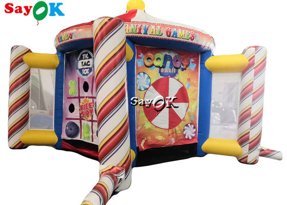 Inflatable Dart Game OEM Inflatable Carnival Game 5 In 1 Untuk Store Outdoor Stalls