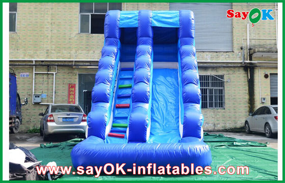 Outdoor Water Slide Bounce House Lucu PVC Inflatable Bouncer Slide Waterproof Untuk Anak-anak kedap udara