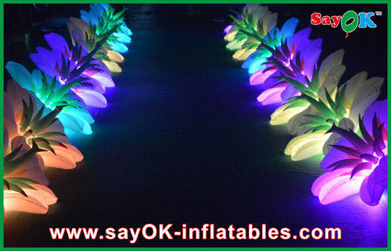 Cukup Inflatable Pencahayaan Dekorasi / Inflatable Led Bunga Rantai Untuk Pesta Pernikahan