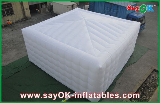 Tenda Cube Inflatable Air Tenda Inflatable Disesuaikan Big White Go Outdoor Tenda Inflatable Cube Dengan Pintu