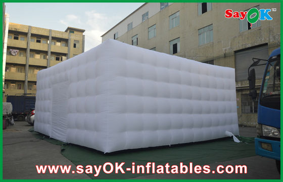 Tenda Cube Inflatable Air Tenda Inflatable Disesuaikan Big White Go Outdoor Tenda Inflatable Cube Dengan Pintu