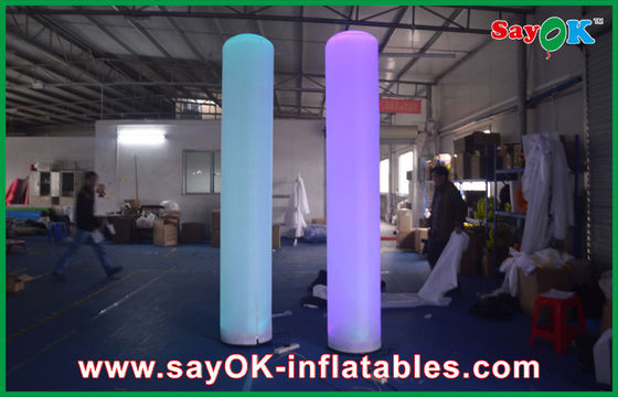 3m Tinggi Dipimpin Cahaya Inflatable Yard Dekorasi Pernikahan Gunakan Hijau