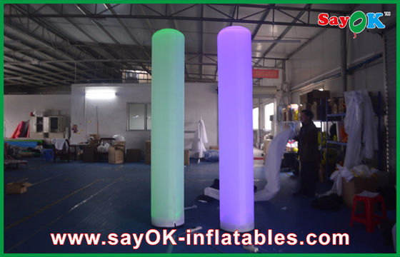3m Tinggi Dipimpin Cahaya Inflatable Yard Dekorasi Pernikahan Gunakan Hijau