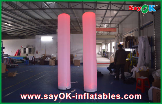 3m Tinggi Dipimpin Cahaya Inflatable Yard Dekorasi Pernikahan Gunakan Hijau