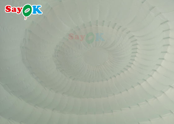 Tenda Inflatable Outdoor 6x5x3.2m Tenda Kubah Inflatable Putih Murni Dengan Lampu LED