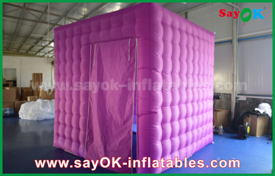 Partai / Kegiatan Inflatable Lampu Dekorasi Pencahayaan Cube Nylon Kain