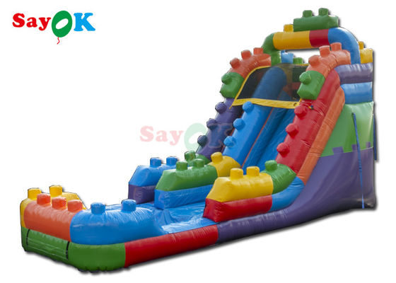 Outdoor Inflatable Slide PVC sederhana Inflatable Bouncer Slide Blow Up Double Dry Slide Inflatable Slide Untuk Anak-anak