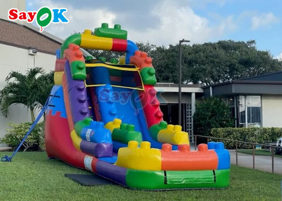 Outdoor Inflatable Slide PVC sederhana Inflatable Bouncer Slide Blow Up Double Dry Slide Inflatable Slide Untuk Anak-anak