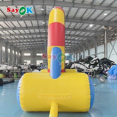 Game Double-Sided 13ft Inflatable Soccer Dart Board Inflatable Football Darts Kick Goal Game untuk Permainan Olahraga Luar Ruangan