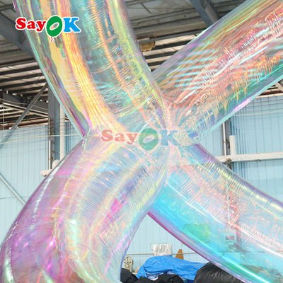 Warna-warni PVC Inflatable X Ball Inflatable Ballon Iklan