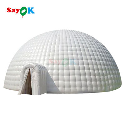 PVC Tarpaulin 12m 40ft Giant Inflatable Igloo Tent Dome untuk Outdoor Party Event Sports