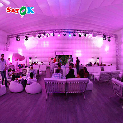 Tenda Cahaya Berwarna-warni Tenda LED Inflatable untuk Acara Luar Ruangan Pesta Pernikahan