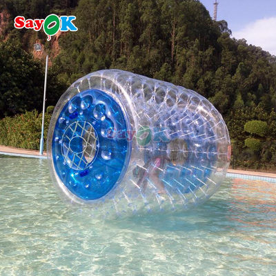 Sayok Inflatable Transparent PVC Human Hamster Rolling Zorb Roller Ball Water Walking Game Ball untuk Mainan Air