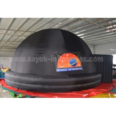Komersial Outdoor Portable Planetarium Tenda Kubah Inflatable 3d Kubah Inflatable Kubah Astronomical Galaxy Tent