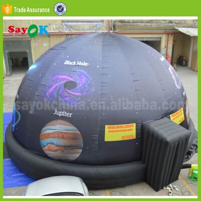 3d Cinema Tent Portable Inflatable Dome Panetarium 5m Proyektor Planetarium untuk sekolah