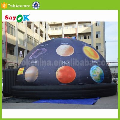 3d Cinema Tent Portable Inflatable Dome Panetarium 5m Proyektor Planetarium untuk sekolah