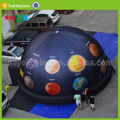 3d Cinema Tent Portable Inflatable Dome Panetarium 5m Proyektor Planetarium untuk sekolah
