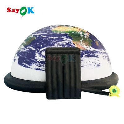 Sayok 6m Digital Printing Mobile Planetarium Dome Portable Inflatable Astronomy Tent untuk Sekolah