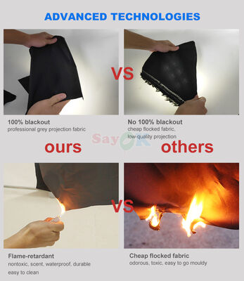 Sayok 6m Digital Printing Mobile Planetarium Dome Portable Inflatable Astronomy Tent untuk Sekolah