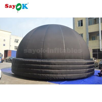Sayok 100% Blackout 6m Hitam Planetarium Proyektor Kubah 360 derajat Proyeksi Planetarium tenda untuk dijual