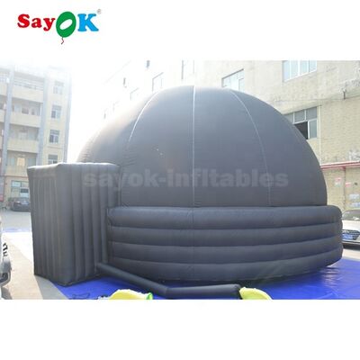 Sayok 100% Blackout 6m Hitam Planetarium Proyektor Kubah 360 derajat Proyeksi Planetarium tenda untuk dijual