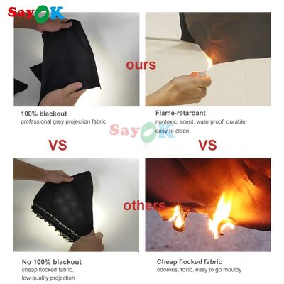 Tenda Kubah Proyeksi Kubah Inflatable 7m untuk Astronomi Sekolah