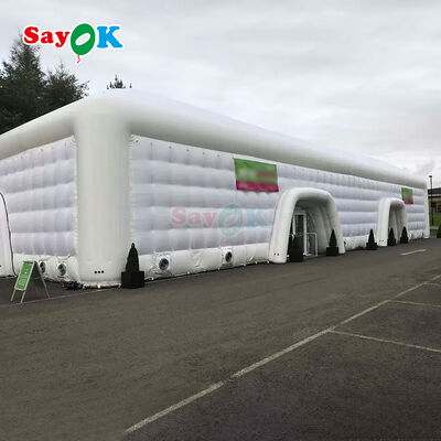 Sayok Free 3D Design PVC Tarpaulin Gedung Besar Inflatables Stadion Olahraga Raksasa Tenda Inflatable