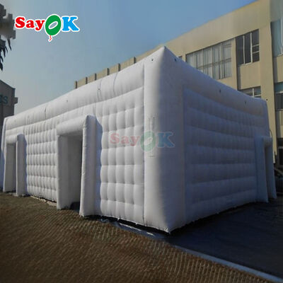 Sayok Ekstra Besar 20m Waterproof PVC Outdoor Event Pesta Camping Pavilion Marquee Cube Tenda Inflatable
