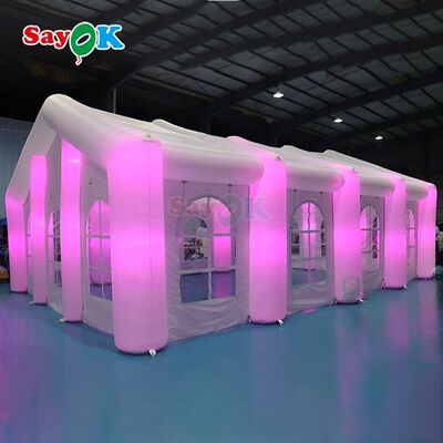 Sayok Customized Modern Big Outdoor Events Pesta Pernikahan Tenda Led Led Led Led Besar untuk 100 Orang