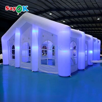 Sayok Customized Modern Big Outdoor Events Pesta Pernikahan Tenda Led Led Led Led Besar untuk 100 Orang